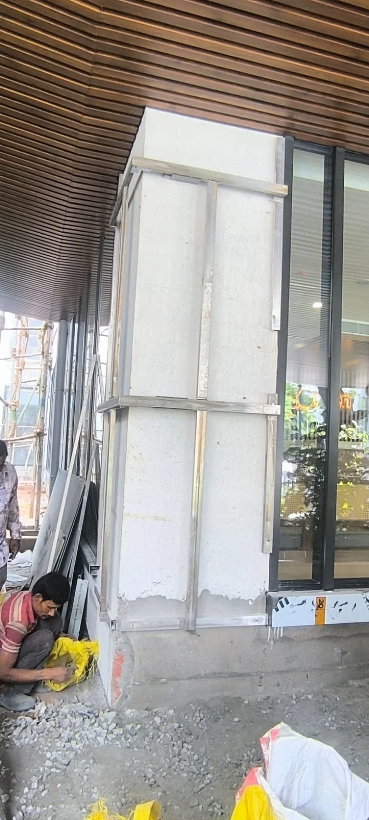 Leeladar toughened glass work